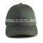 Promotional Sample Free Olive Green Flat Embroidery Baseball Cap