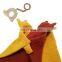 Fashion Lovely Animal Rabbit Organic Cotton Muslin Baby Comforter Toy