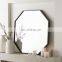 Modern mirror wall silver decorative mirrors stickers decor wall