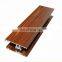 SHENGXIN Modern designs wooden finish slim frame hollow glass aluminium sliding window with inside grill for kenya