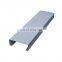 6063 anodized colored structural interlocking aluminum extrusions profiles