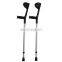 Lightweight Aluminum Underarm elbow crutches adjustable walking cane Aluminium