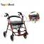 Cheap Price Four Wheels Aluminum Folding Lightweight Rollator for Old People