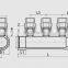 High Quality Safe Copper Fittings Plumbing Pipe Manifold