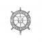 1PX Rudder Boat Wheel Lapel Hat Cap Tie Pin Badge Brooch Sailor Navy Gift