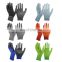 HUAYI Gray Polyurethane Coated Safety Work Gloves for Hand Protection