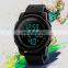 Fashion men digital sport pedometer skmei 1317 watches 50 meters waterproof rubber watch band