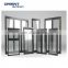 China customized double glazed powder coating aluminium ultra narrow frame casement house windows