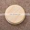 Pine wood sealed lid with silicone ,handmade wooden sealed lids round wooden cover