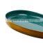 K&B Wholesale Hot Cheap Round Trays With Metal Stand Decoration Serving