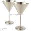 Hot Selling Long Stem Stainless Steel Long Stem Wine Glass