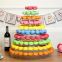 Sweet Macaron Tower Wedding Party dessert Shower acrylic display stand