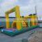 Jungle theme inflatable sport game fun city inflatable obstacle bouncer slide