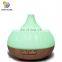 electric ultrasonic wooden aroma essential oil diffuser Mist Humidifier with 7 Colors LED Lights