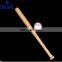 Wholesale Cheap Natural Color Customized Wood Baseball Bat For Promotion