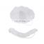 White Polypropylene Protective Breathable Double Loop Disposable Hair and Beard Cover