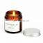 Supplies Wholesale Glass Candles Jar 100% Natural Soy Wax Private Label Luxury Fragrance Scented Candle with Tin Lid