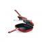 Aluminum double sided grill pan non stick