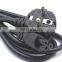 wholesale 1M 3 pin 240v power cord plug eu power lead extension cord for Computer Laptop