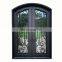 Double exterior ornamental with storm house front wrought iron manufactures door for sale