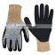 High quality level 5 HPPE liner PU coated cut resistant protection hand gloves for work