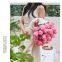 Pink Carnation Rose Crochet Flower Bouquet Blanket