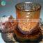 Copper Candle Jars Glass with Metal lid for Wedding Centerpieces