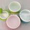 3 layers Oval Europe bento lunch box, microwave safe lunch box, Portable handheld lunch box