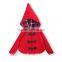 2015 christmas kids winter coat red color baby girls winter coat with hood 5pcs per lot