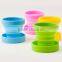 2015 silicone foldable water bottle manufacturing cup