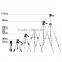 Slr camera stabilizer tripod stand aluminum professional digital DSLR tripod
