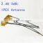 High quality Wifi Antenna 2.4G 3dbi with IPEX inner antenna connector built-in FPC soft Yellow film antenna