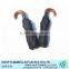 three fold auto open and auto close umbrella fully auto umbrella black fabric for man with wooden platic handle