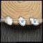 LFD-0048B Wholesale Palm Evil Eye Shell Pave Rhinestone Connector Beads For Bracelet Jewelry Making