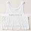 Custom 2015 Fashion Ladies Short Tank Top Manufacturer With Printing