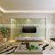 tv background printing glass , 3d wall glass decorative glass TV wall