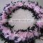 Wholesale Feather Products Suppliers 80G Chandelle Feather Boa Scarf Dyed Black Tip