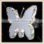 8W butterfly shape modern stainless steel crystal lamp wall mounted washroom/bedroom led wall mirror light                        
                                                Quality Choice