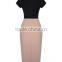 Women's Celeb Sexy Open Fork High Waist Pencil Dress Cocktail Party Bodycon Tunic Dress