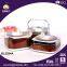 Easy Carry Wooden Color Insulated Food Container With Handle