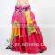 china  chiffon Long black chiffon belly dance skirt