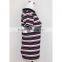 OEM cheap promotional custom Sports stripe screen printing words of Polo t shirts
