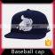 Blank sports 6 panel cotton snapback baseball cap