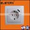 Electrical wall socket EU USB schuko socket (F8010U)