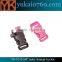 Yukai 5/8" plastic ribbon buckle/quick release whistle buckle/survival whistle buckle
