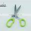 Multifunction 5 blade stainless steel herb scissor/ kitchen scissors BD-S1622