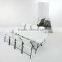 8 Ft Rectangular Tables And Chairs Set (White Granite)