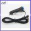 Electric Car Cigarette lighter plug with switch dc power cable