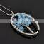 Online Shopping Blue Gemstone Tree Of Life Necklace