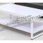New Design Lacquer MDF and Steel Stand High Quality Coffee Tables for Home Furniture